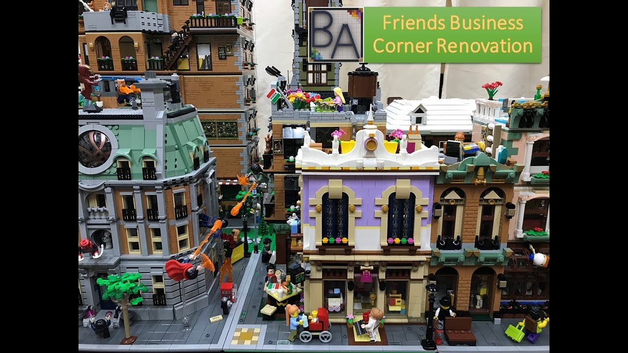 LEGO MOC - Friends Business Corner Renovated