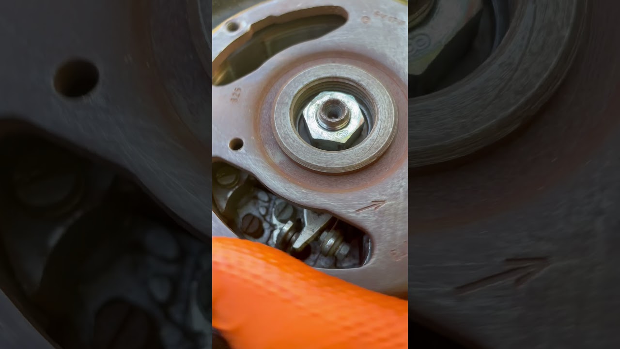 Outboard Engine Ignition Points Gap Check #boat #outboard #tomos #classicengine #marine #oldengine