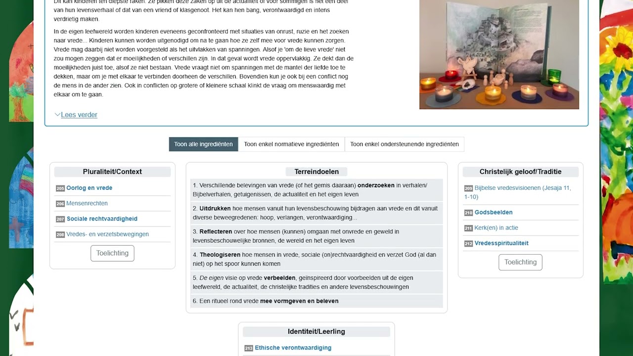 Geactualiseerd leerplan rooms-katholieke godsdienst lager onderwijs