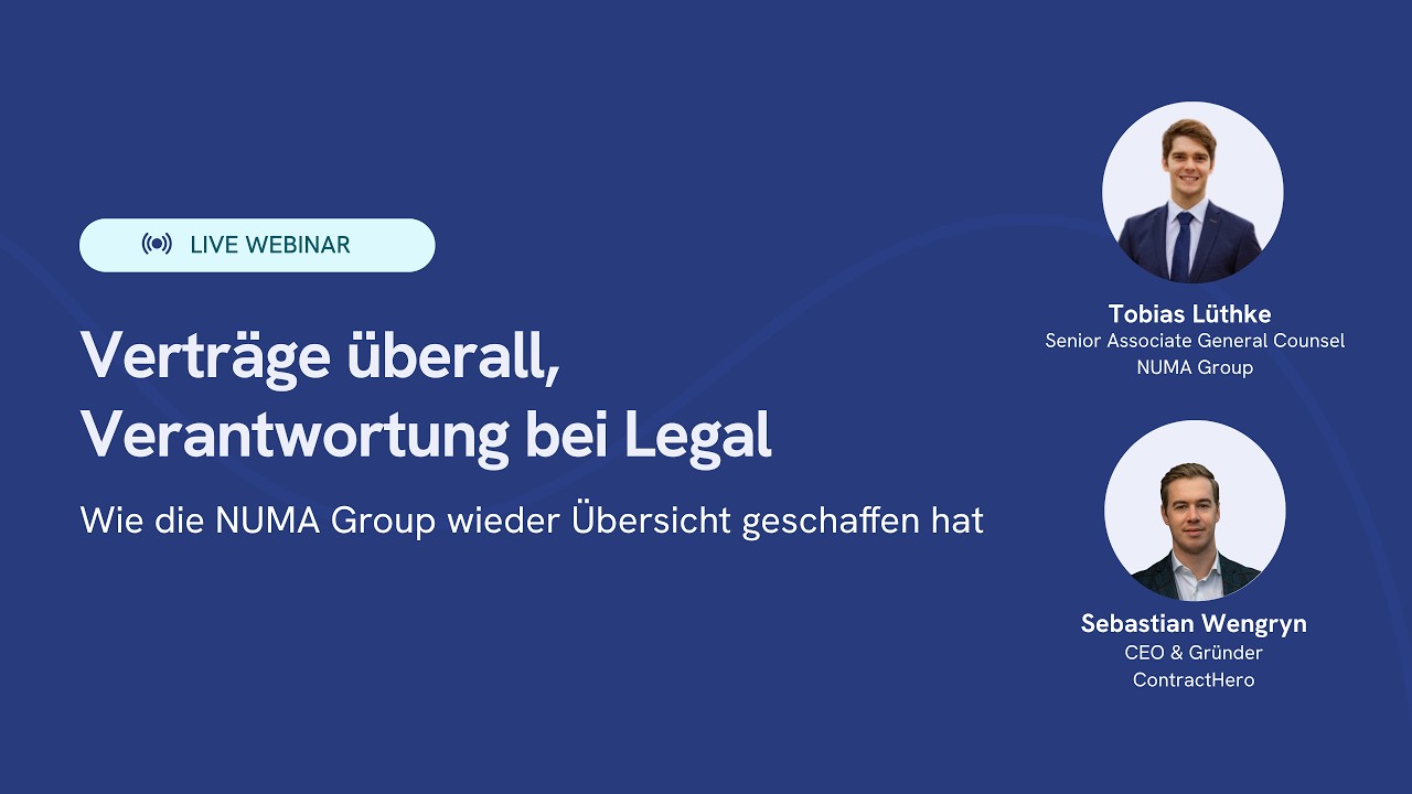 Verträge überall, Verantwortung bei Legal: Wie die NUMA Group wieder Übersicht geschaffen hat