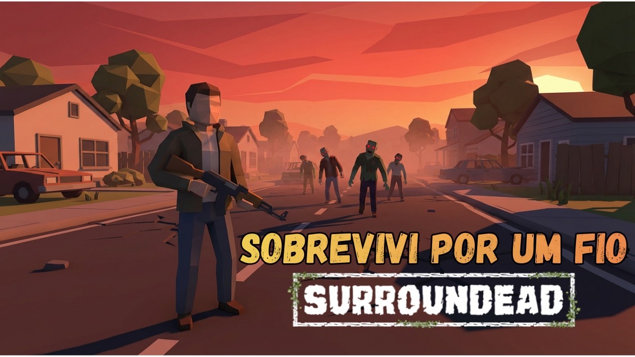 PRIMEIRO DIA em Surroundead e quase MORRI! 😱