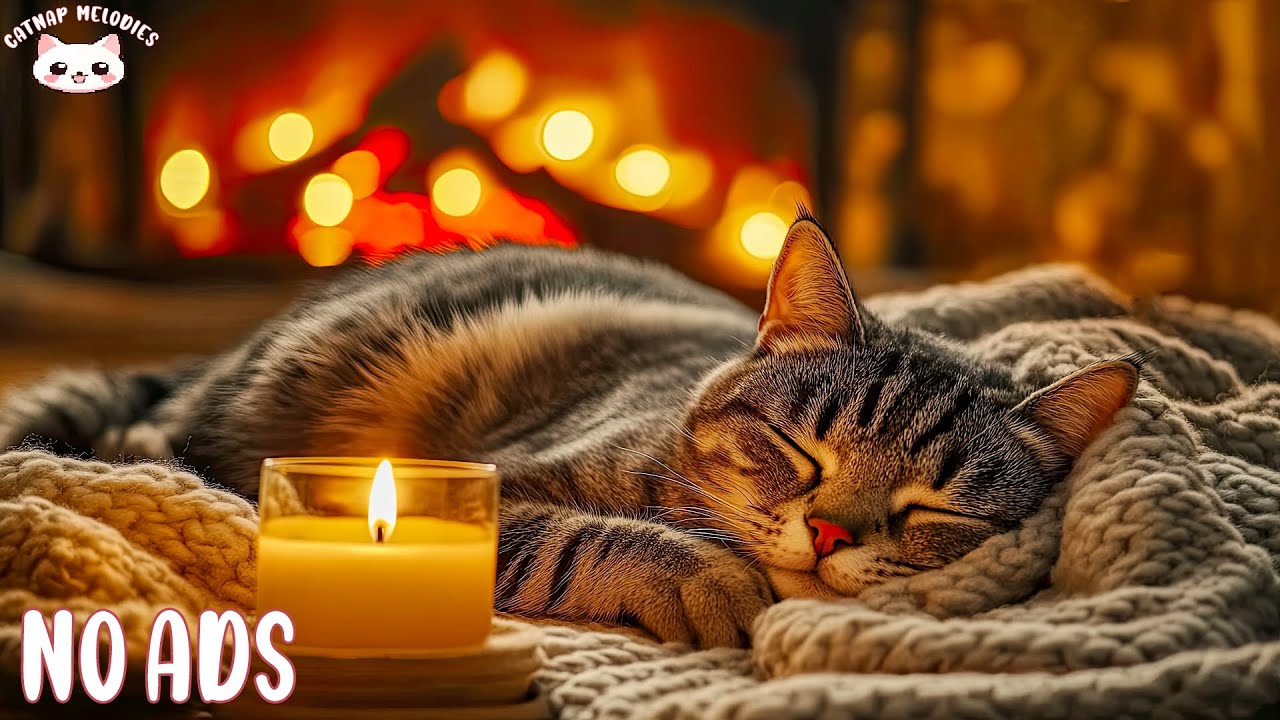 Calming Music for Cats 🐾 Soothing Sounds For Deep Sleep, Healing Insomnia, Relaxing