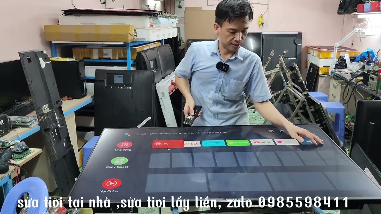 SỬA TIVI SONY #55W800C LỖI CHỚP ĐÈN ĐỎ 3 CÁI.#minh_phung_tv #sửa_tivi_tại_nhà #sưa_tivi_lấy_liền .