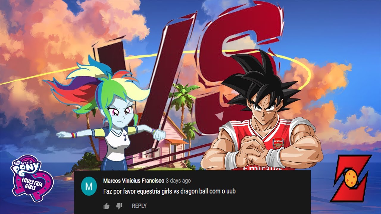 GOKU VS RAINBOW DASH??? | EQUESTRIA GIRLS VS DRAGONBALLZ - PES 2013 Anime vs. World Patch