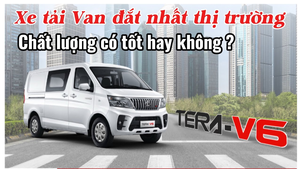 Tải Van Tera V6 bản 5 chỗ chạy nội đô thoải mái không lo cấm đường | BÁO GIÁ