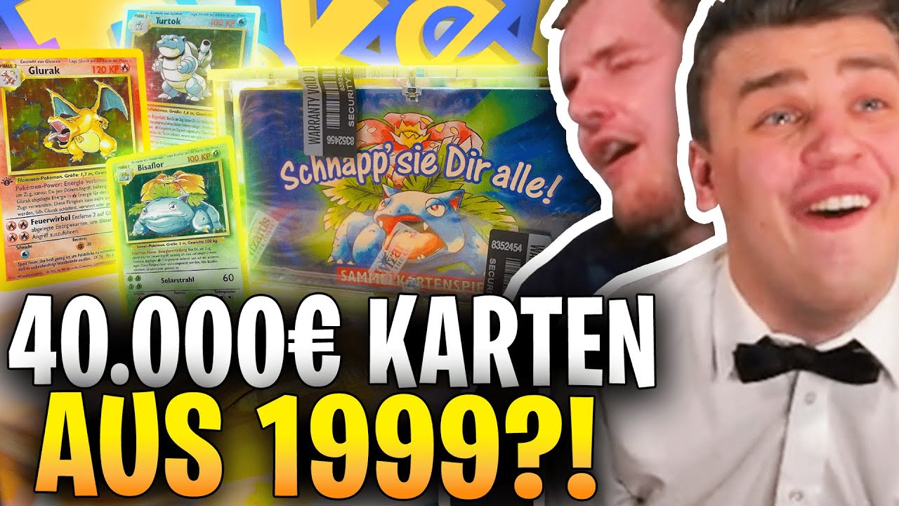 💶🤩40.000€ 1ST. EDITION BASE SET OPENING! | ZIEHEN PAPAPLATTE und ICH gute KARTEN?!