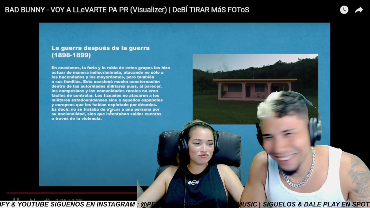 VOY A LLeVARTE PA PR - Bad Bunny ||👦🇵🇪👱‍♀️🇻🇪🇵🇪 REACCIÓN