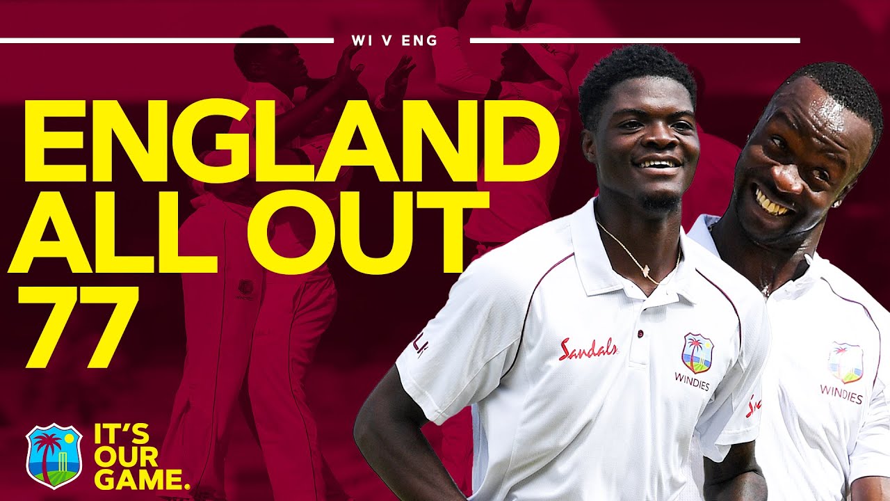 🔥 Unplayable Fast Bowling| | Windies Quicks Bowl Opposition Out For 77 | West Indies v England