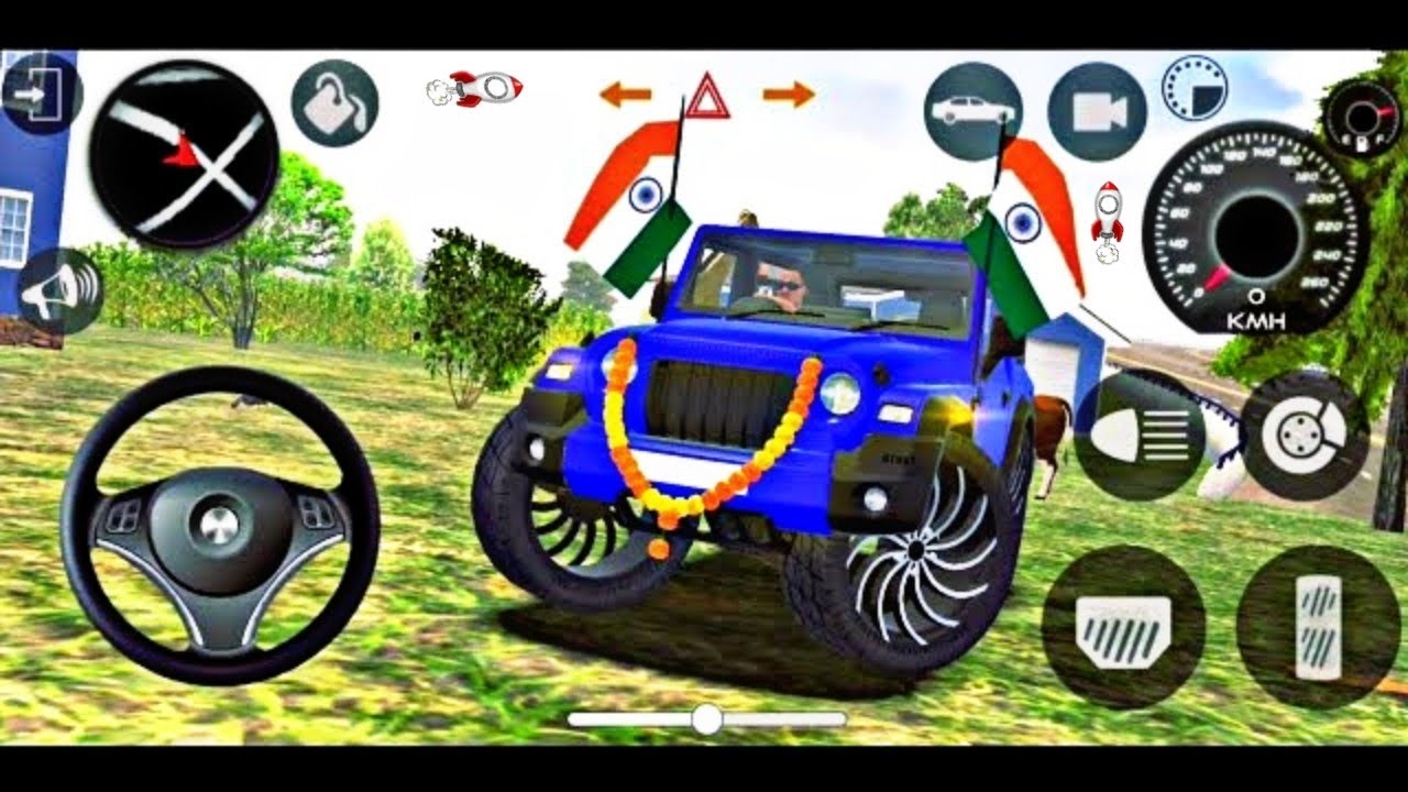 Modified Mahindra Thar😈Games:Indian Blue Thar (Gadi Wala Games) Car Game Android Game - #2026