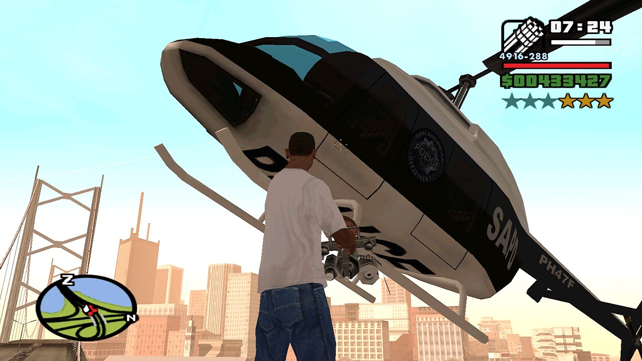 ⭐⭐⭐⭐⭐⭐SIX STARS WANTED LEVEL RAMPAGE WITH TANK | 6 STAR WANTED LEVEL ESCAPE IN GTA SAN ANDREAS