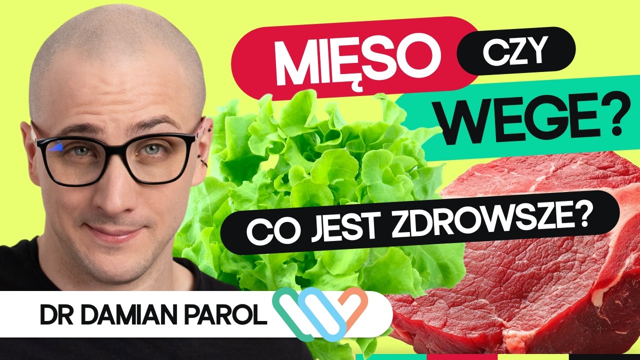 Czy wegetarianie są zdrowsi? 🤔 Wegetarianizm, a zdrowie | dr Damian Parol