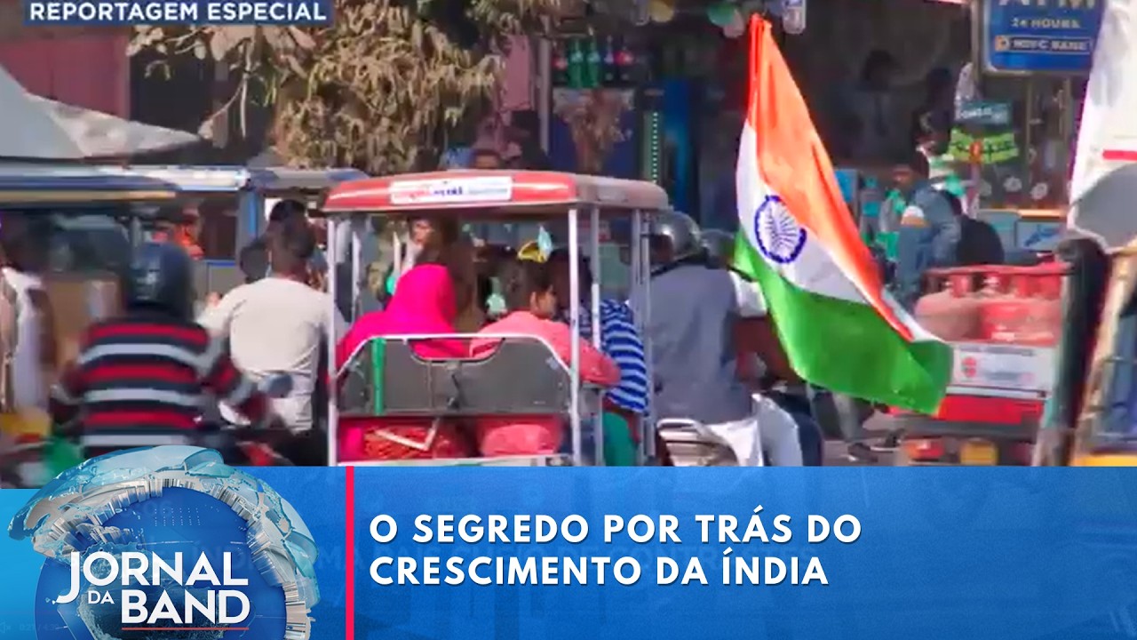 India has been among the fastest-growing countries for years; what's the secret? | Jornal da Band