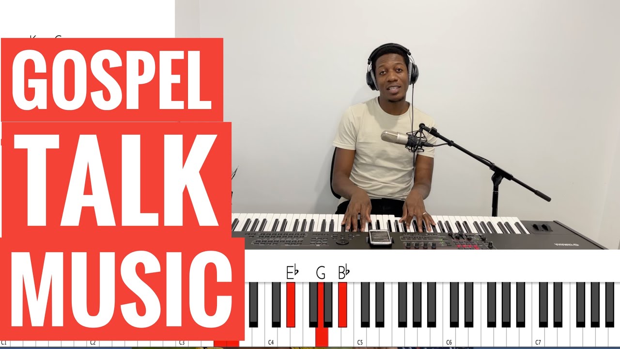 Gospel talk music piano tutorial