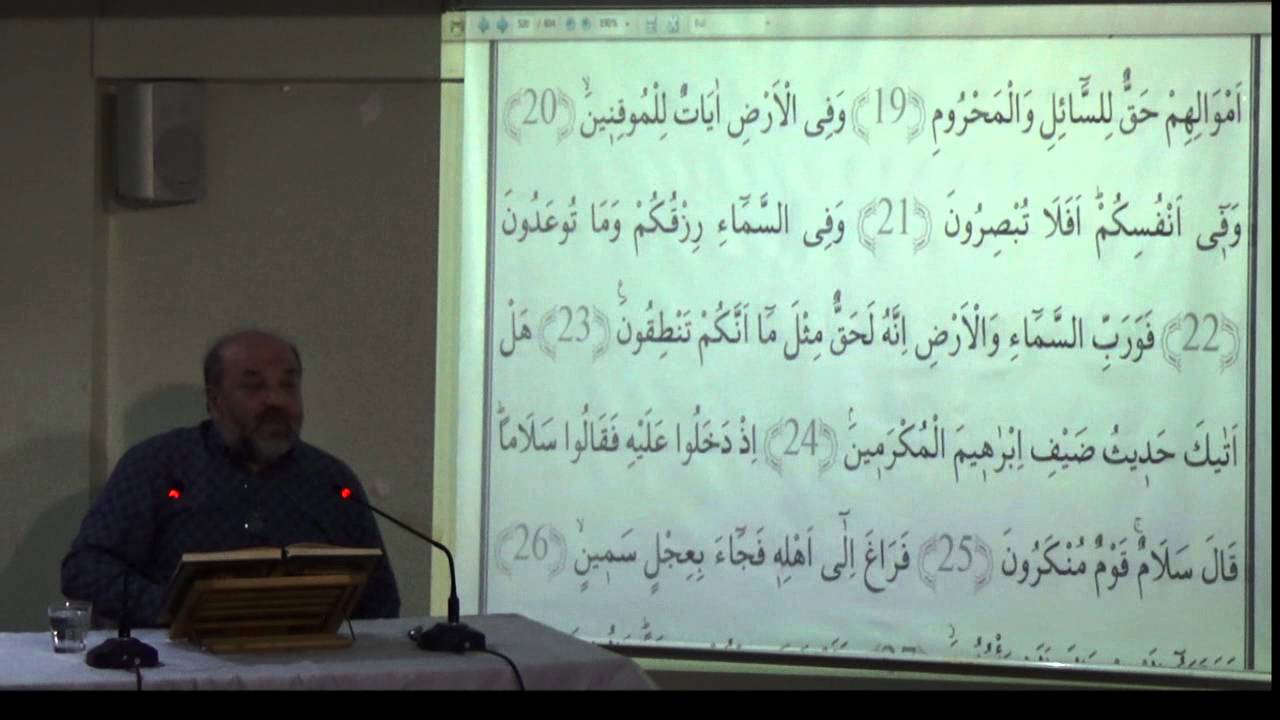 65-ZARİYAT-( 20-37 )--(09/03/2016)