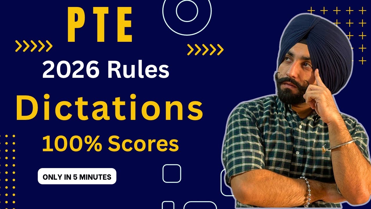 PTE Write from dictation, how to improve dictations tips and strategies in 2026 (Gurwinder PTE )