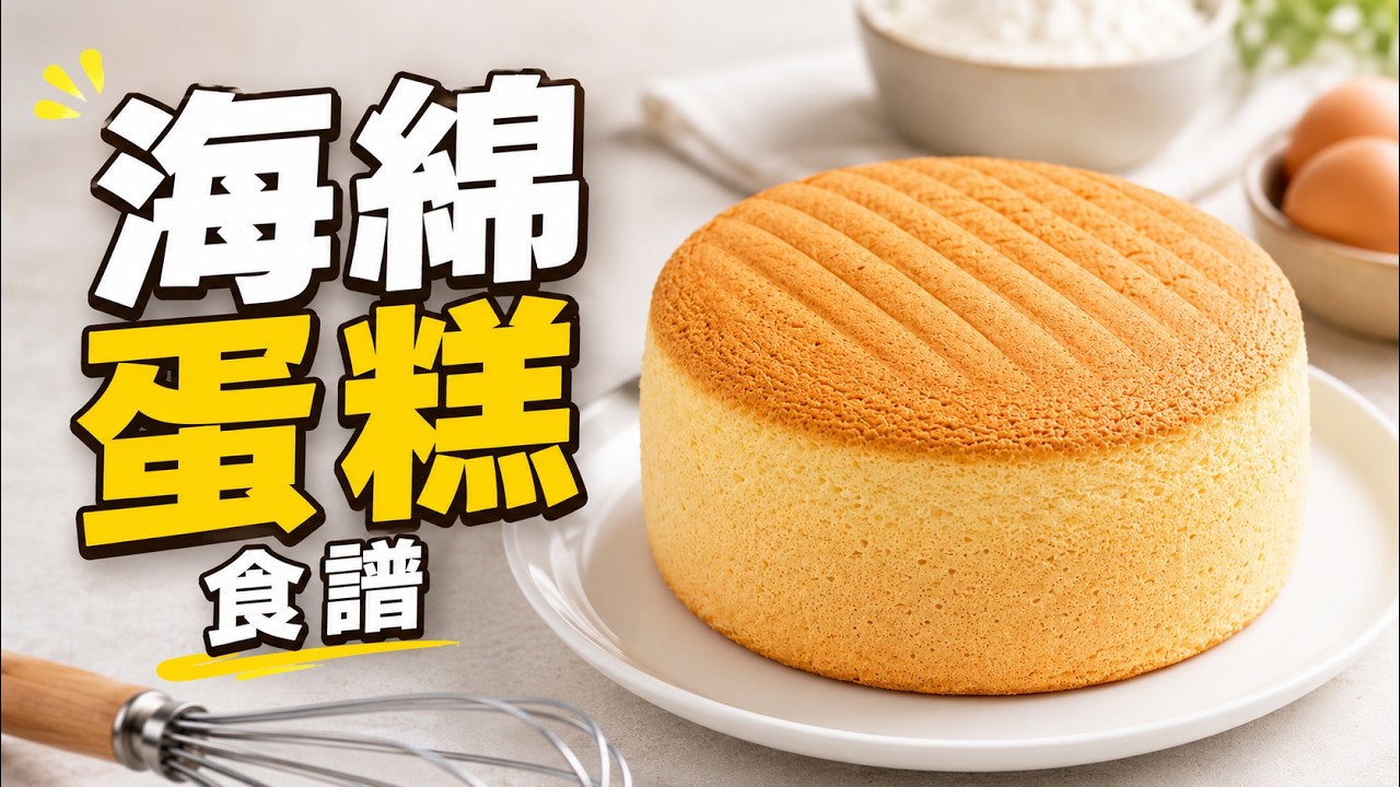海綿蛋糕(分蛋法)