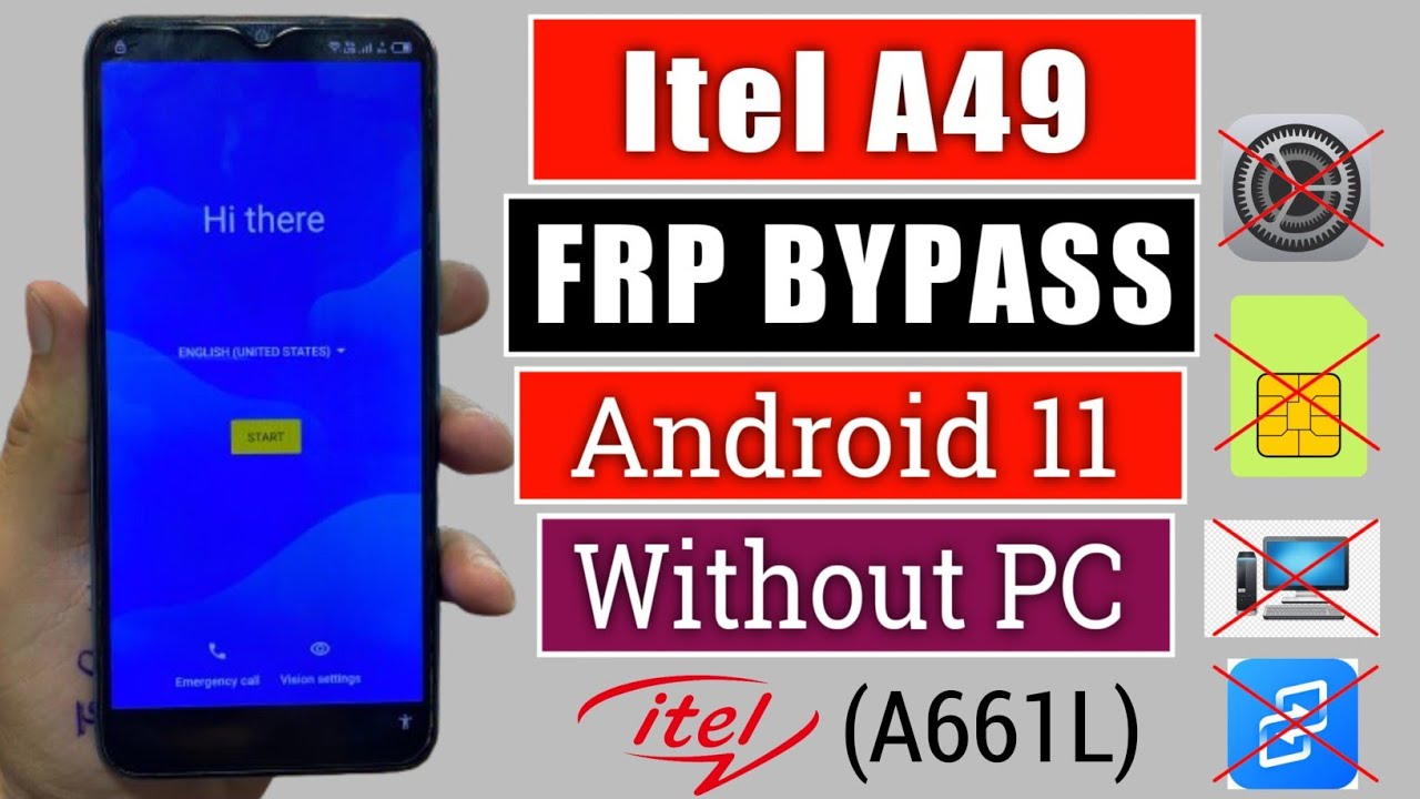 Itel A49 FRP Bypass Android 11 | Itel (A661L) Google Account Unlock Without Pc | New Method 2024