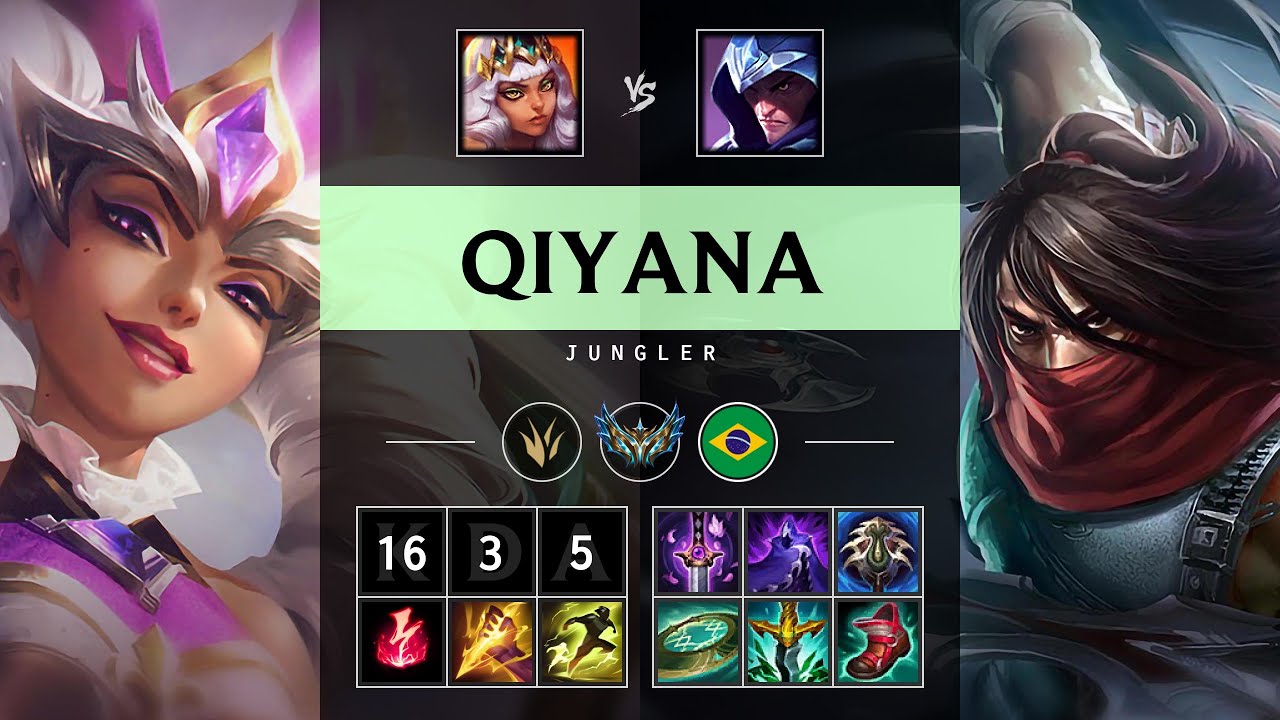 Qiyana Jungle vs Talon - BR Challenger Patch 25.19