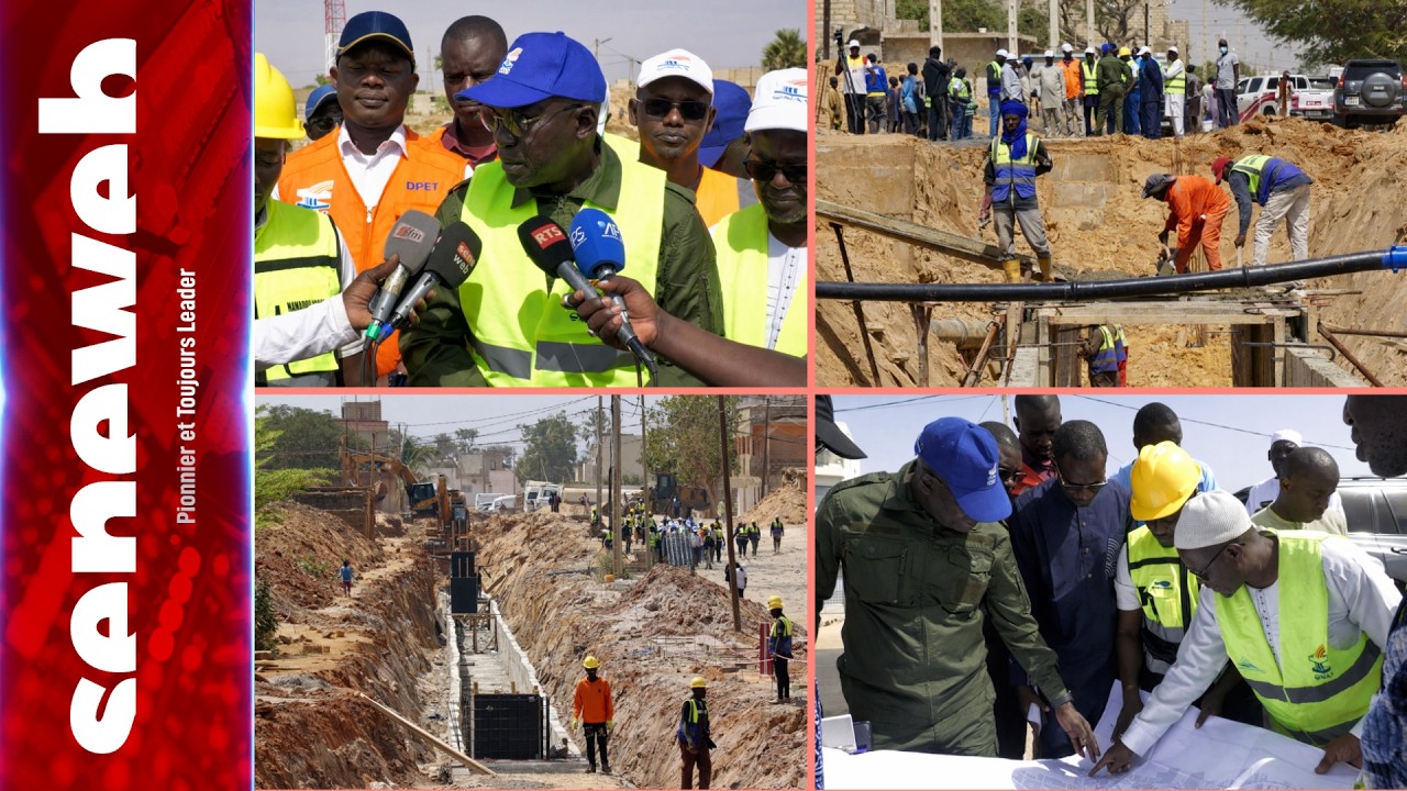 Projet de drainage des eaux pluviales de Tivaouane : Les travaux livrés avant le Gamou