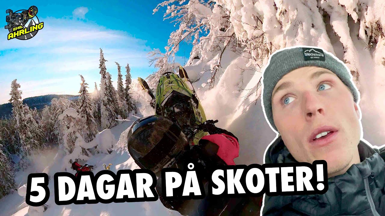 SKOTERVLOGG | gott och blandat från 5 senaste kördagarna | Sjukt bra med snö