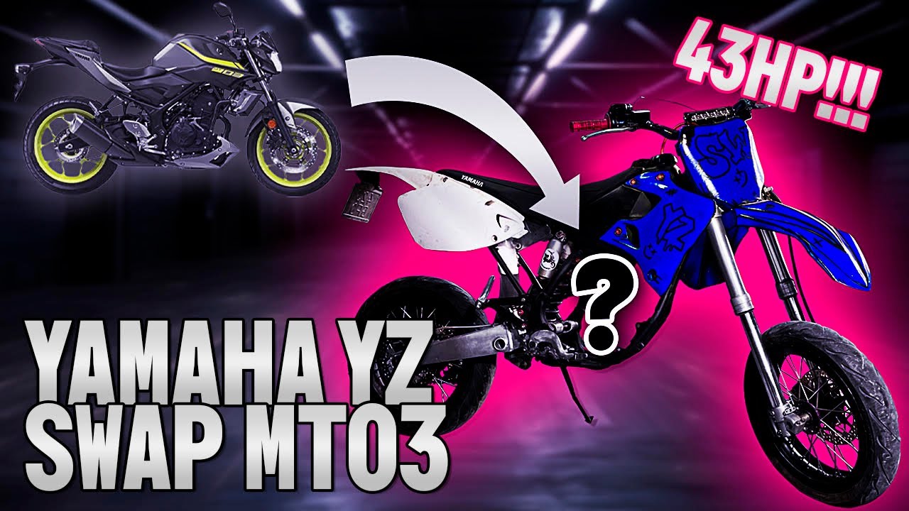 Armamos el Primer Yamaha Yz 125 Con Motor De Mt03!!! (Parte 1)