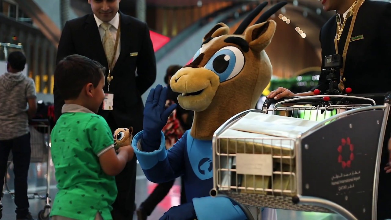 Eid surprise with the Oryx Kids Club at Hamad International Airport