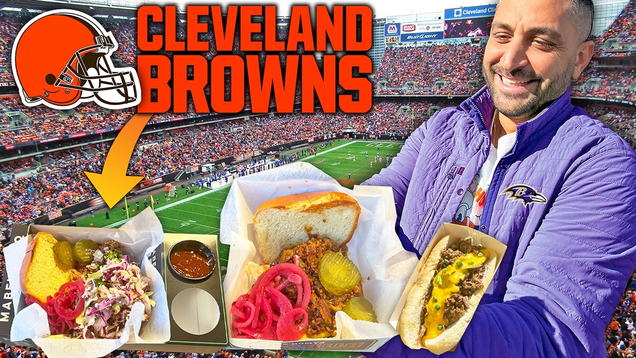I tried EVERY food at Browns Stadium