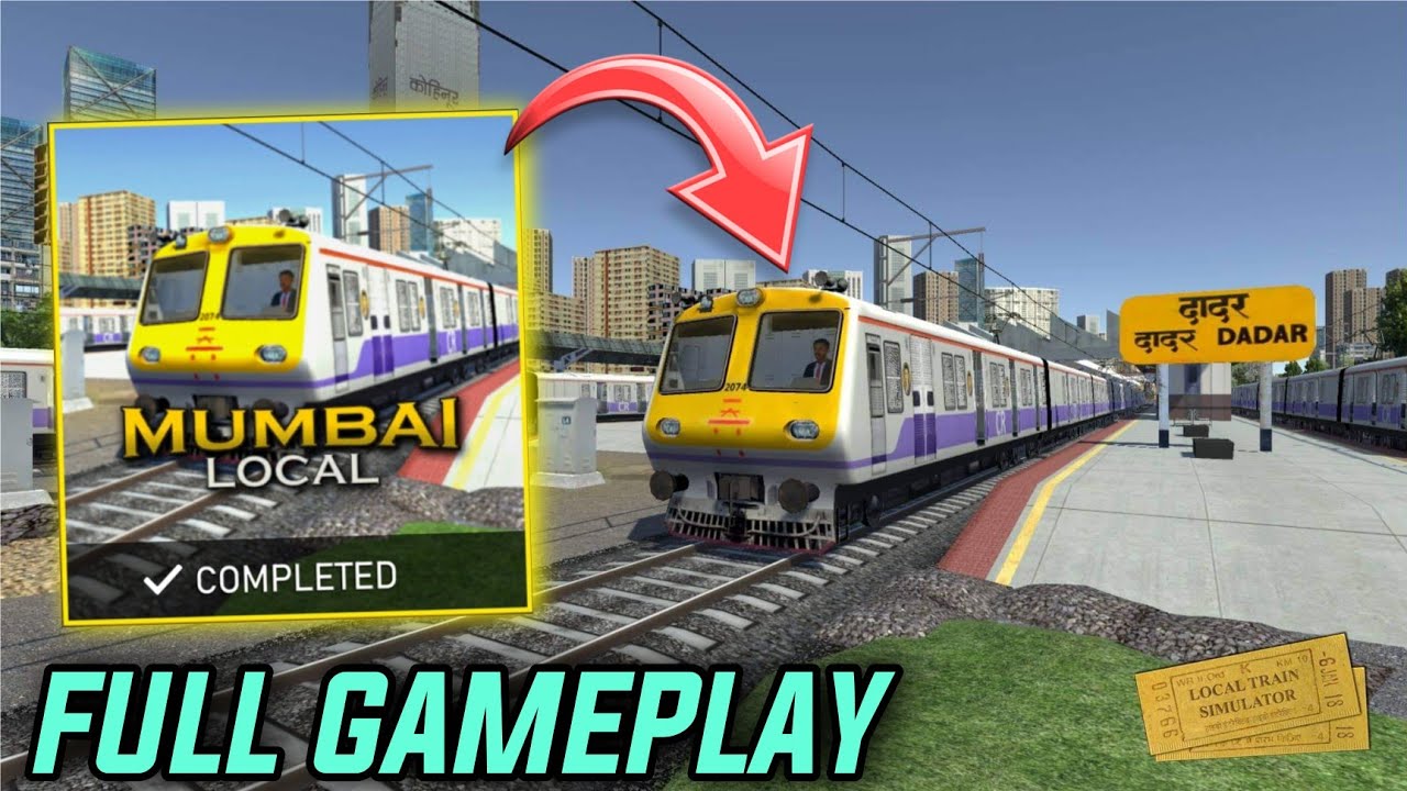 Indian Local Train Simulator: Mumbai Chapter Full Gameplay