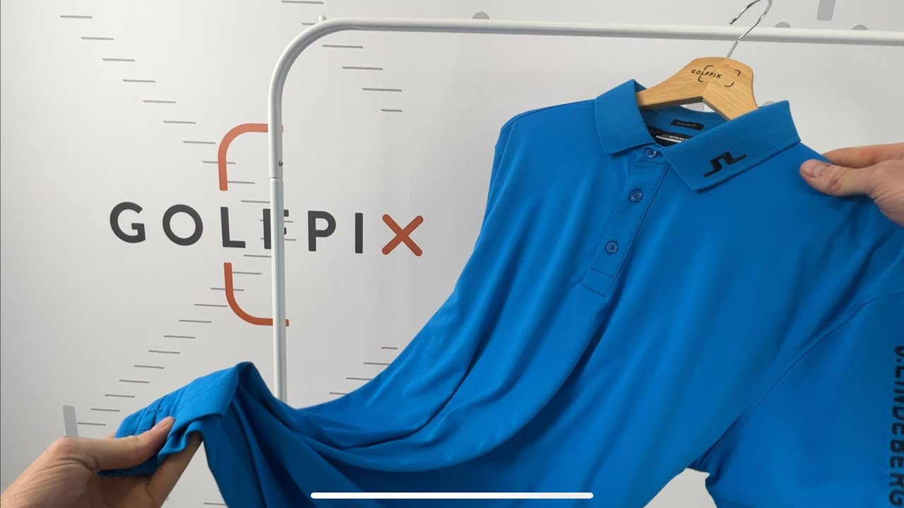 J Lindeberg Tour Tech Golf Polo - Brilliant Blue