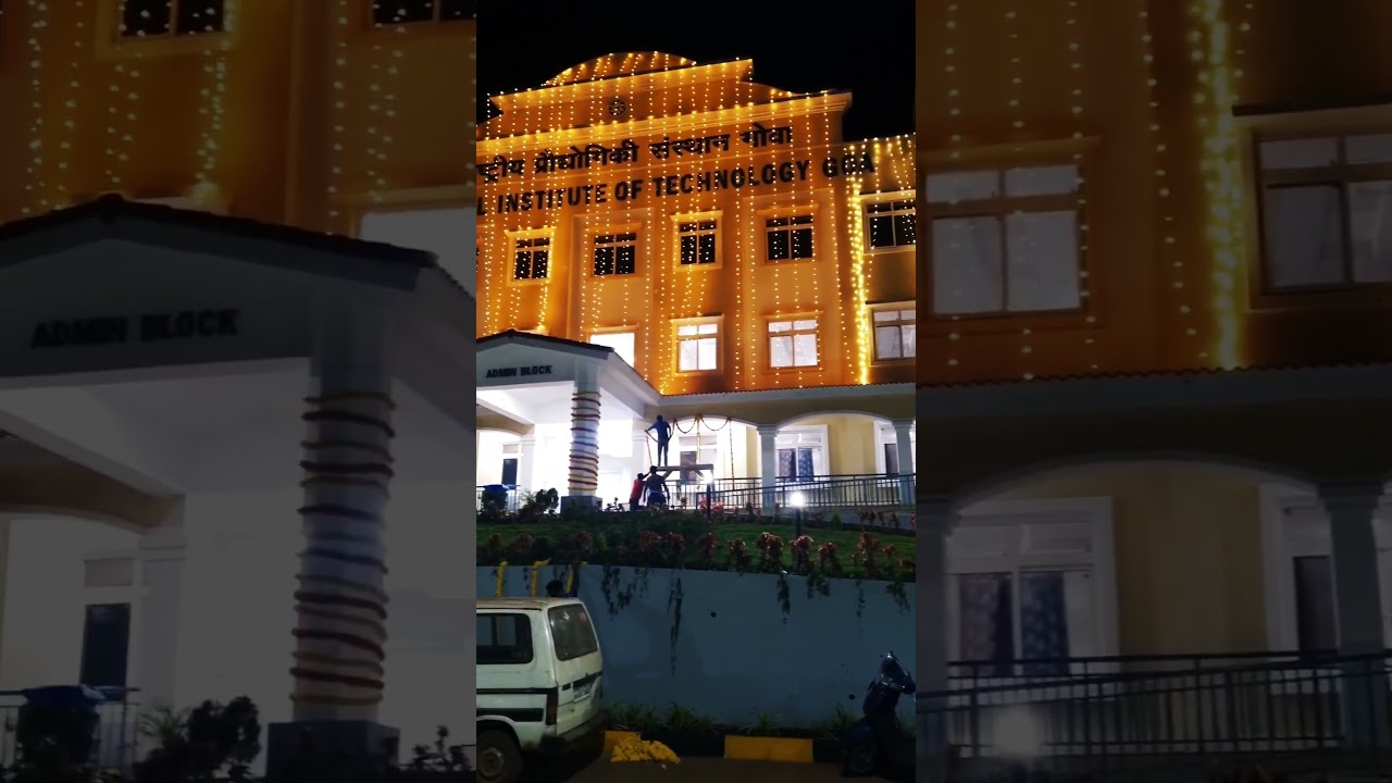 Nit Goa | Nit Goa Inaguration | #shorts #college #nit #engineering #goa #nightview #jee #campus