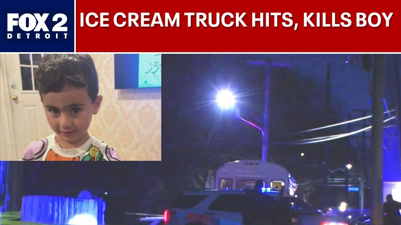 4-year-old killed after being hit by ice cream truck driver in Detroit