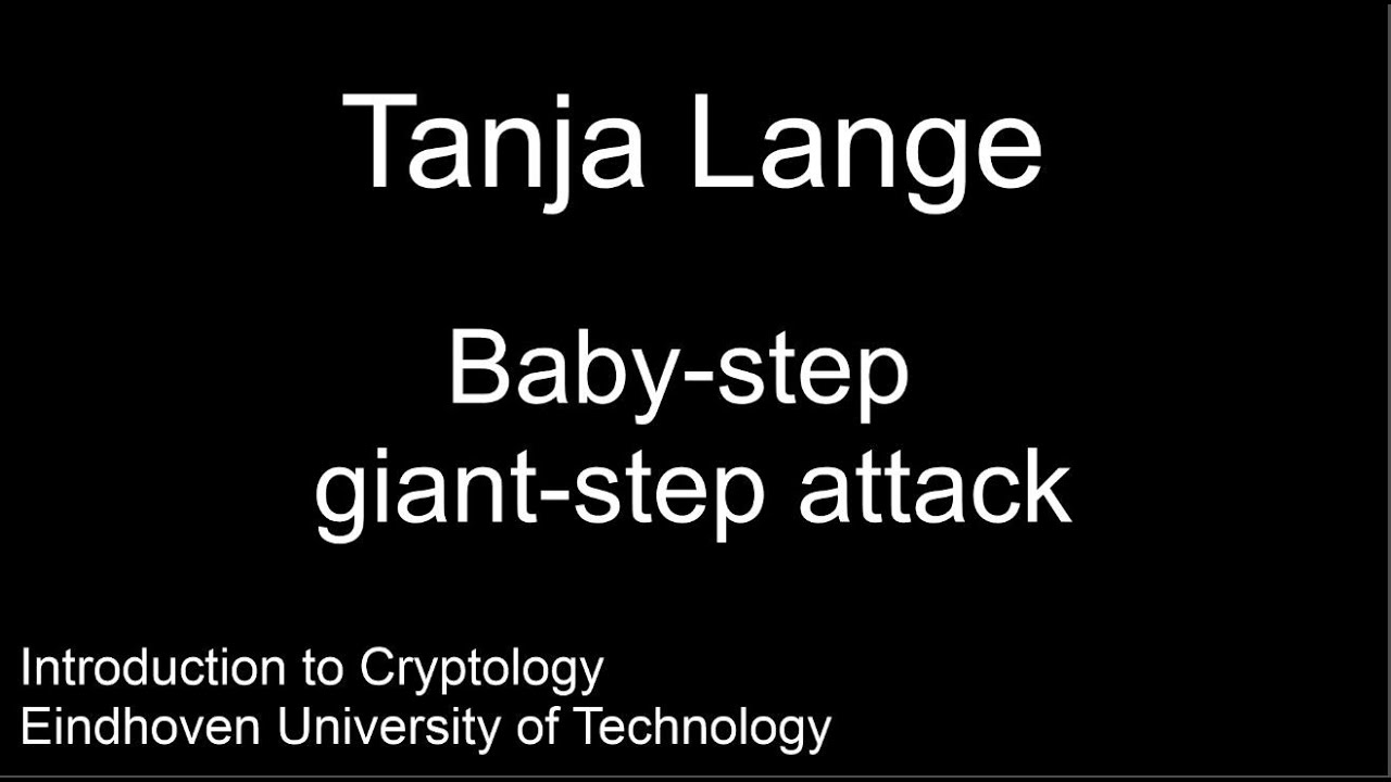 Baby-step giant-step attack