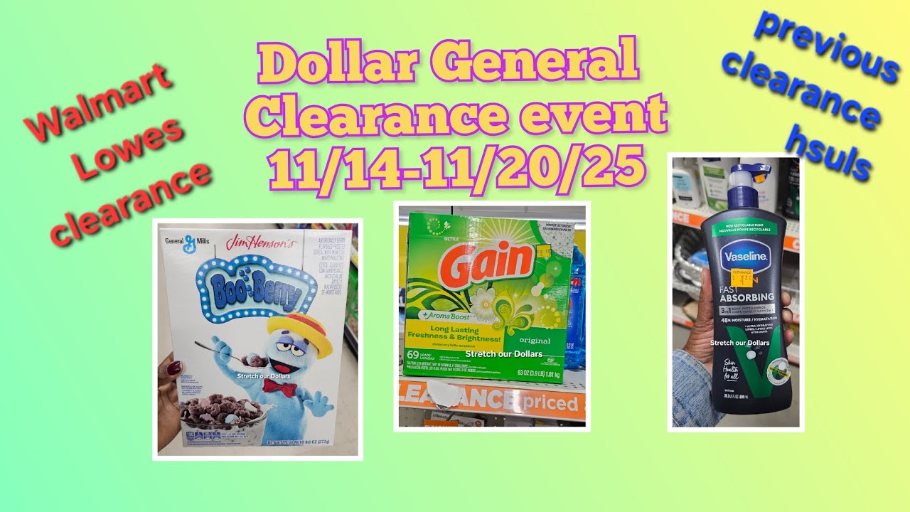 Распродажа Dollar General Что мне купить?