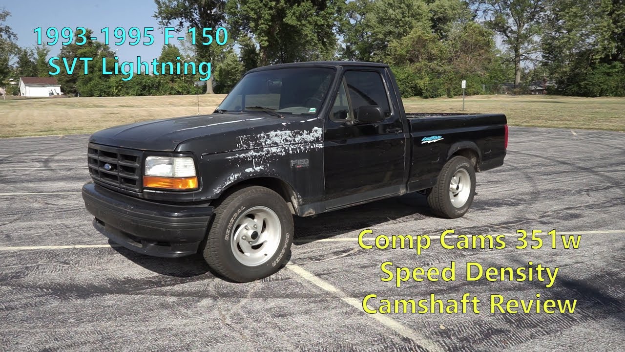 1993 F150 SVT Lightning LMR COMP CAMS SPEED DENSITY HYDRAULIC ROLLER CAMSHAFT review 351w