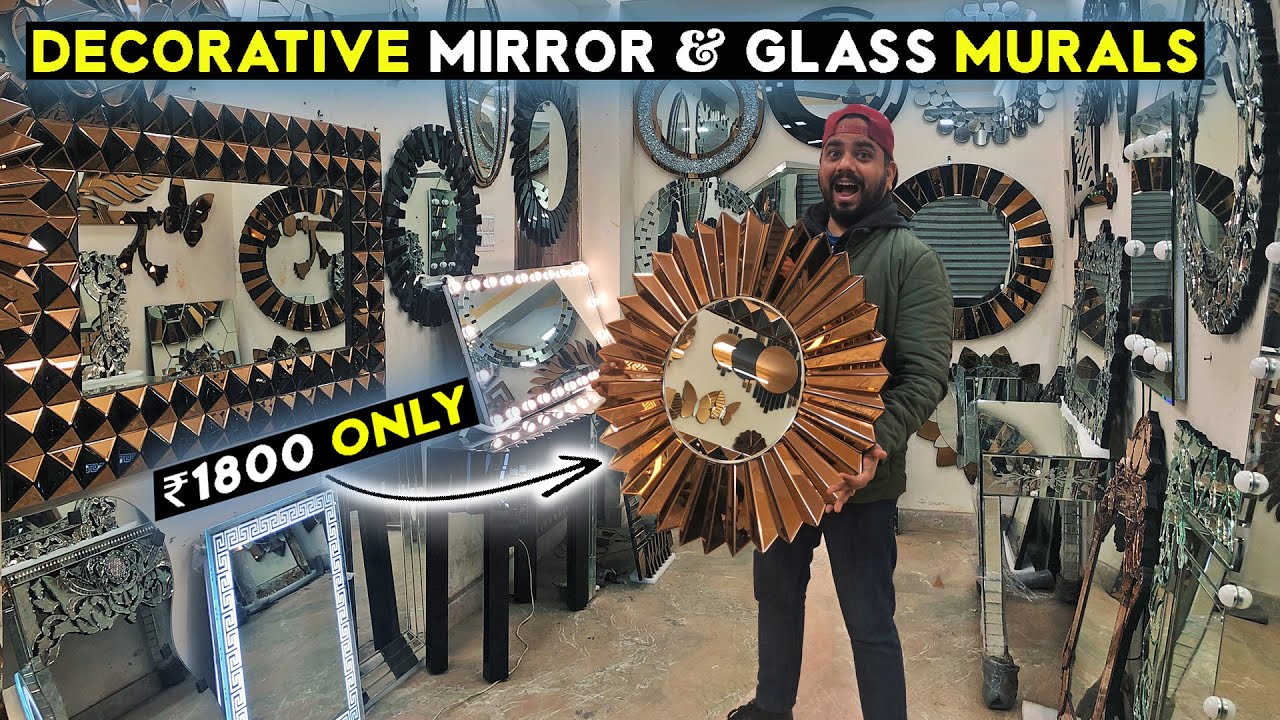 Affordable Decorative #mirrors & Glass Murals | Designer Wall LED Mirror | Fancy Mirror Manufacturer