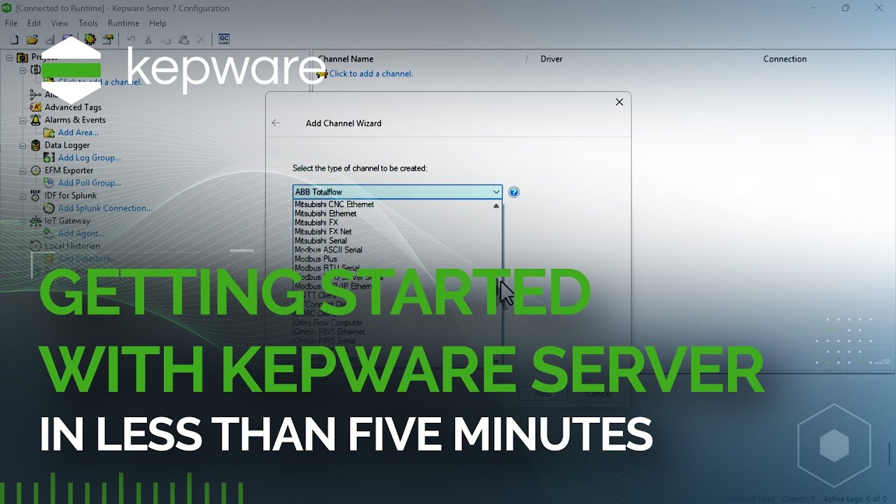 Getting Started with Kepware Server in Less Than Five Minutes