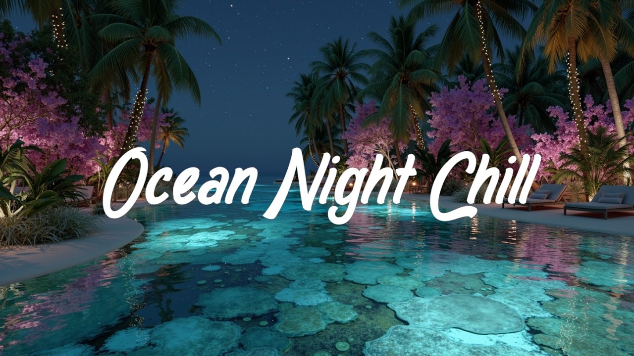 Тропикал-хаус чиллаут 2026 🥥 Лучший дип-лаунж | Ночной океан и сияние