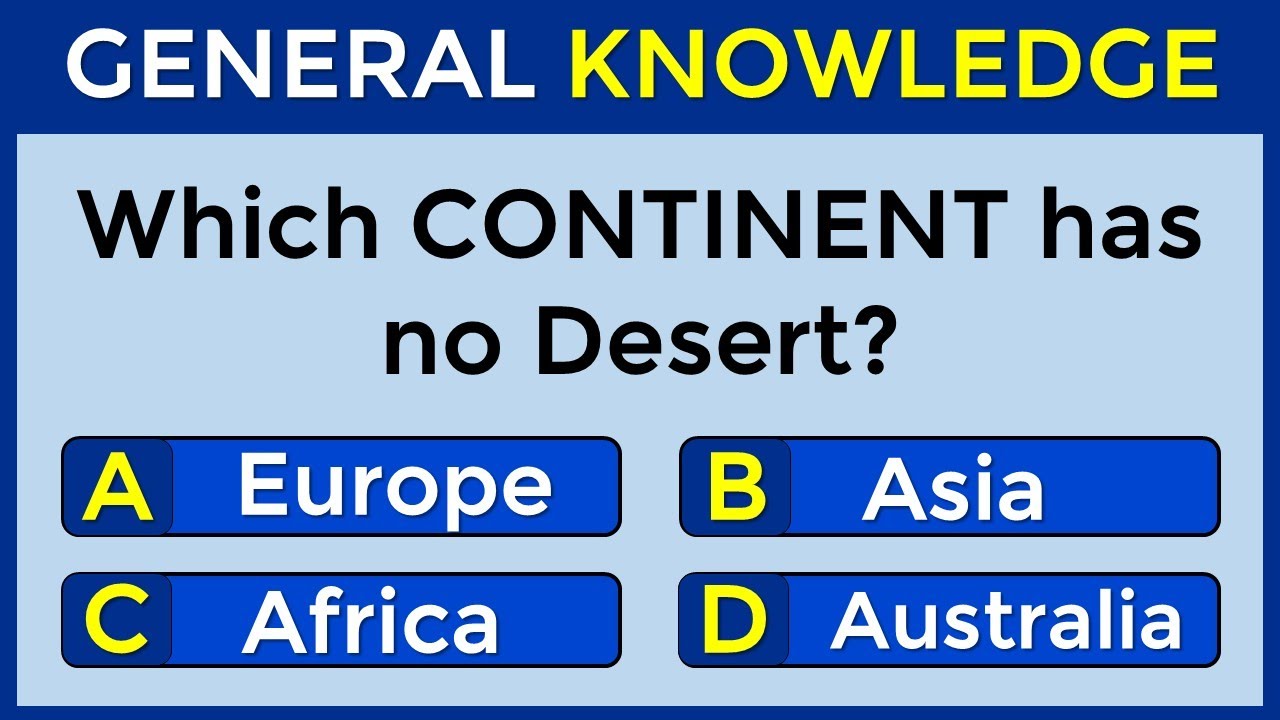 How Good Is Your General Knowledge? Take This 30-Question Quiz To Find Out! #challenge 142