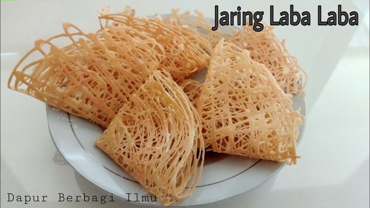 Kue Sarang Laba Laba Crispy Satu Telur Jadi Segambreng