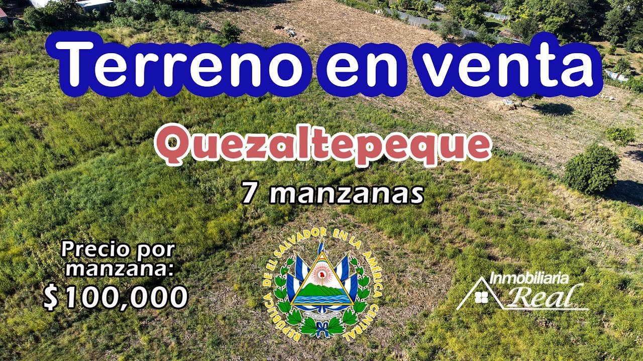Terreno en venta en  Quezaltepeque El Salvador