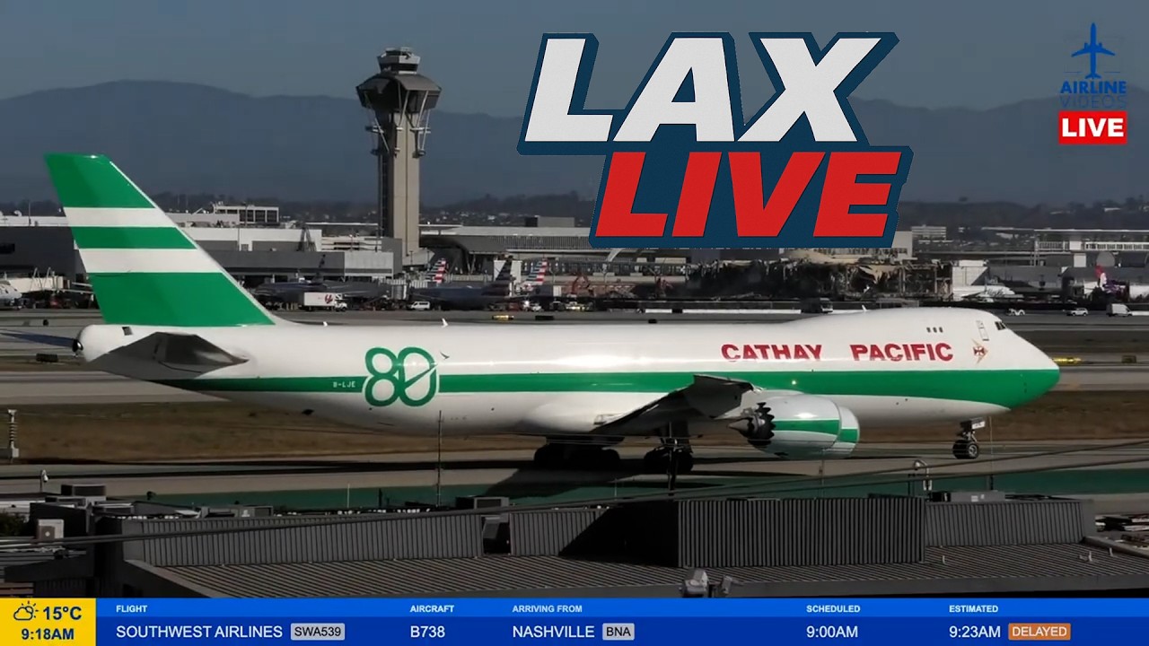 🔴LIVE LOS ANGELES (LAX) AIRPORT ACTION! (February 12th, 2026)
