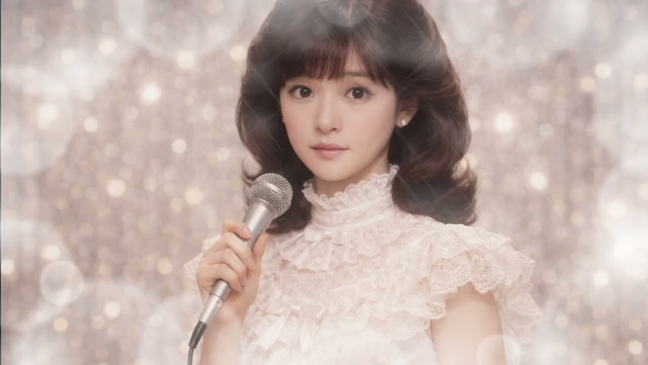 【昭和アイドル風】白いハンカチ【朝倉美代子】
