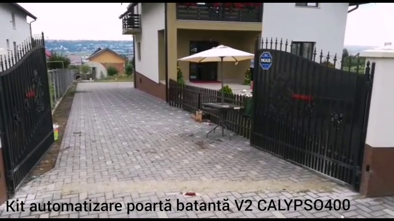 Kit automatizare poartă batantă V2 CALYPSO400 - Botoșani, Suceava, Iași, Neamț - 0786.524.545