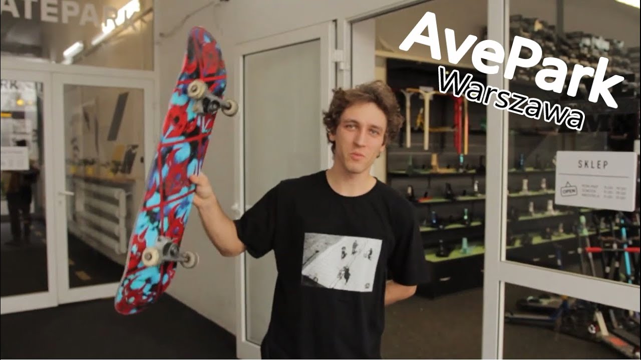 AvePark Fingerboard Vlog - Warszawa - Trucki 32 mm - koła Urethanowe
