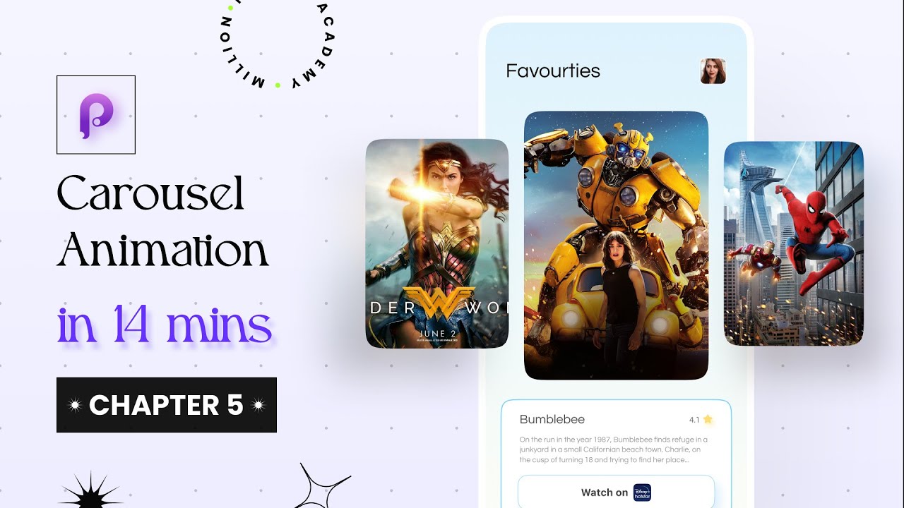 Carousel Animation in JUST 14 Minutes inside Principle! | UI Animation Masterclass - Chapter 5