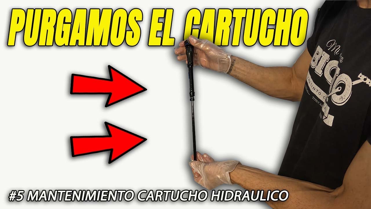 COMO purgar CARTUCHO HIDRAULICO suspensión bicicleta | DEBON AIR RACE DAY
