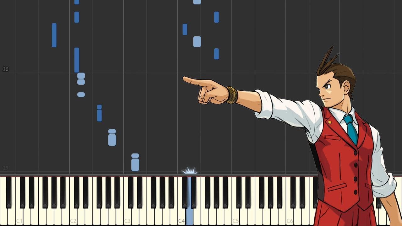Apollo Justice Ace Attorney - Troupe Gramarye [Piano Tutorial]