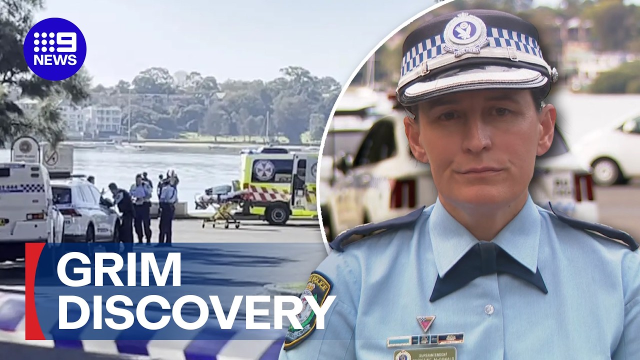 Father and young daughter dead after boating tragedy in Sydney's Inner West | 9 News Australia