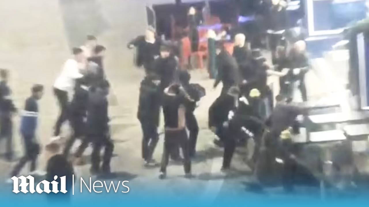 Football fans attack rivals outside pub after FA Cup clash in Newport