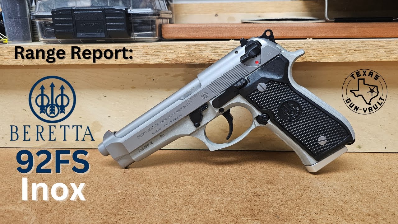 Отчет о стрельбе: Beretta 92FS Inox (версия из нержавеющей стали — сделано в Италии)